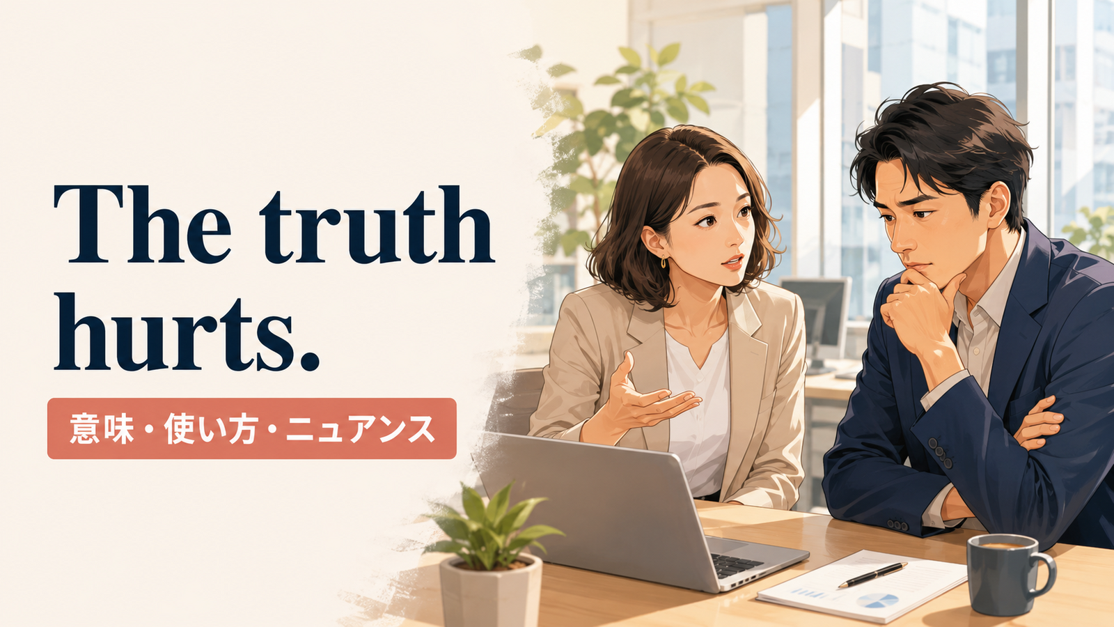 The truth hurtsの意味は？使い方・ニュアンス・例文と簡単な言い換え