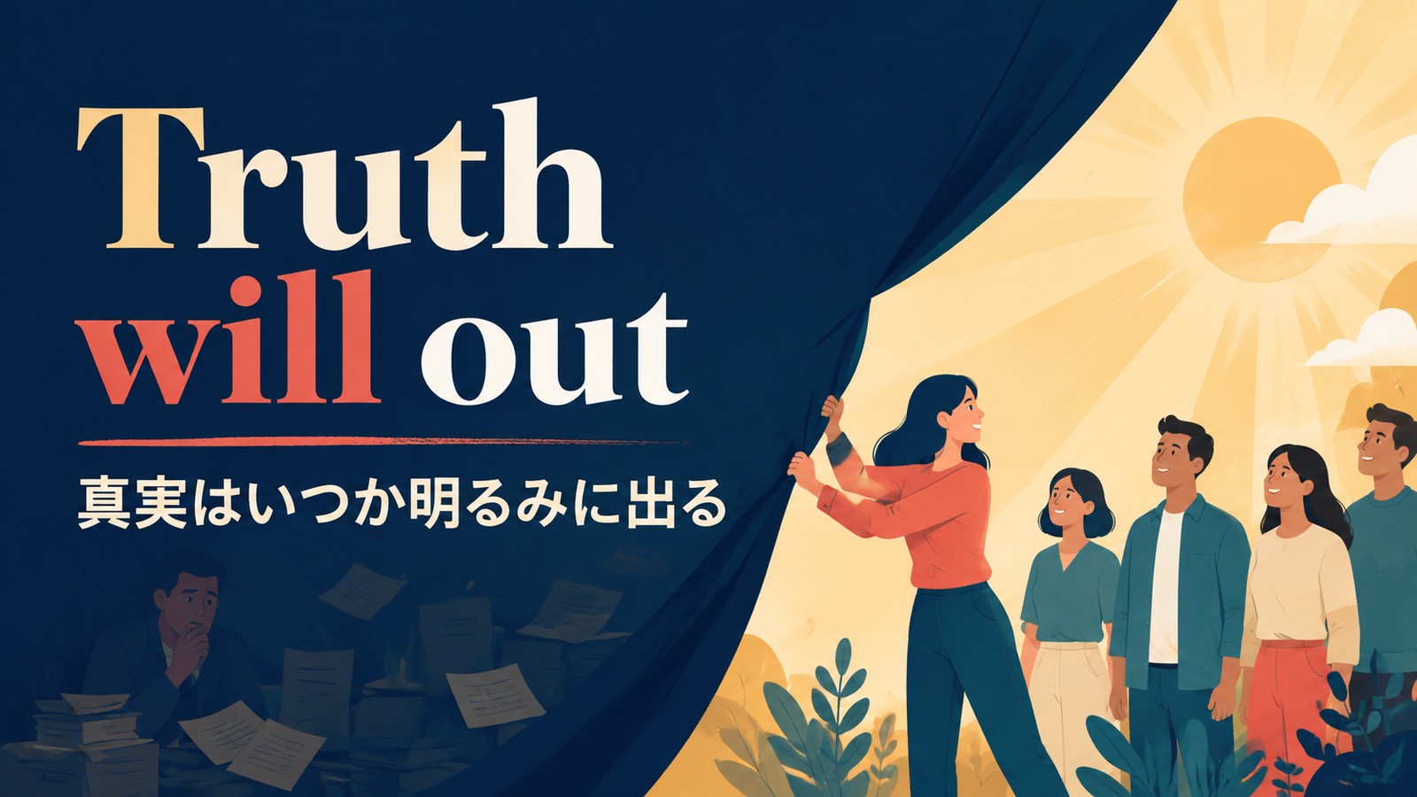 Truth will outの意味は？使い方・ニュアンスと例文