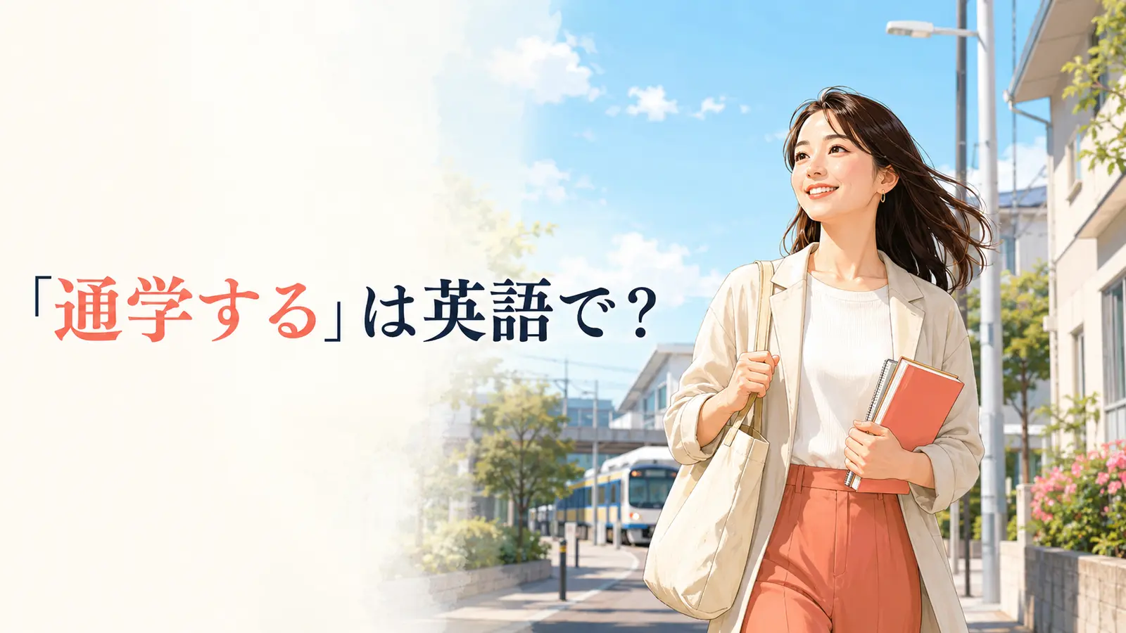 「通学する」は英語で？go to school・commute・交通手段の簡単な言い方