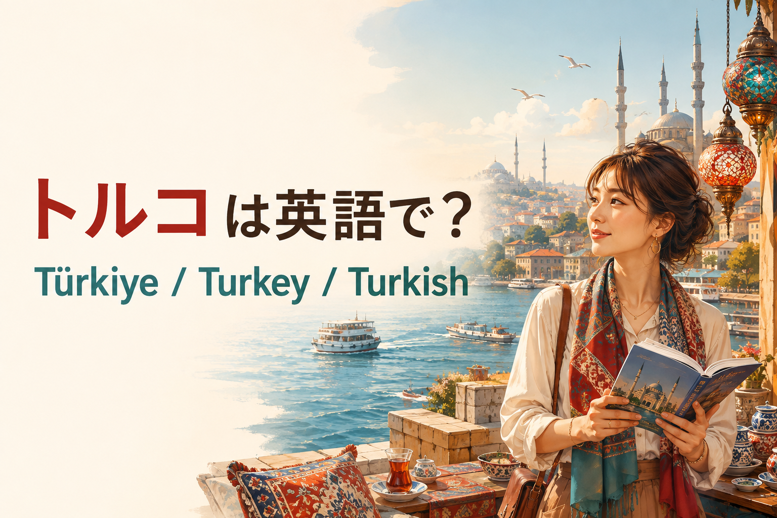 トルコは英語で？Türkiye・Turkey・Turkishの違い｜首都はAnkara