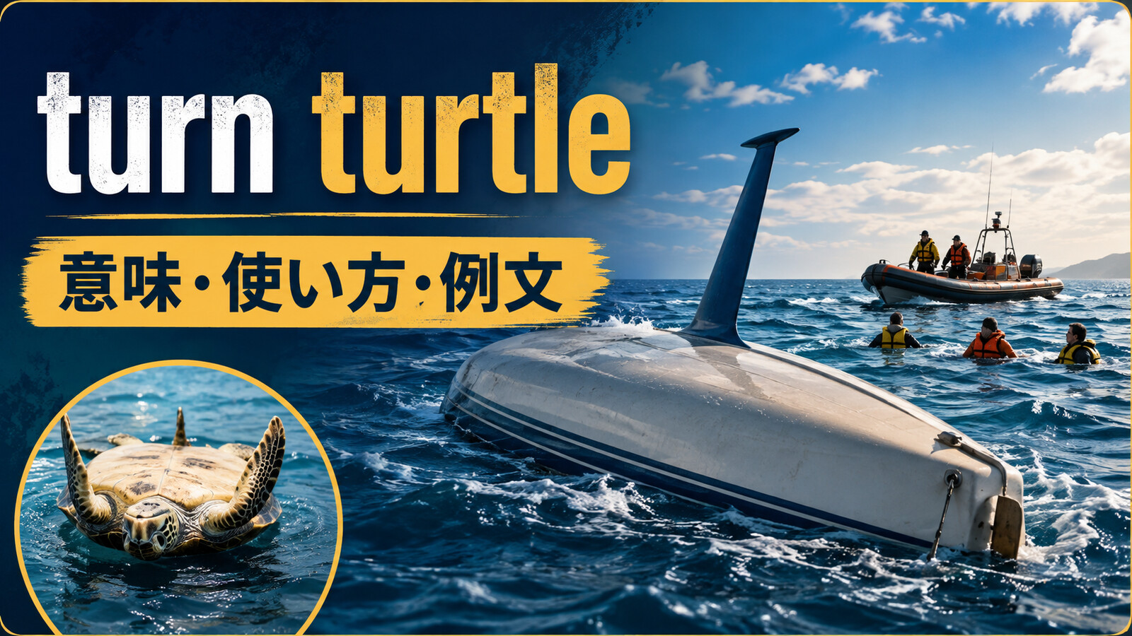turn turtleの意味と使い方を解説するアイキャッチ画像