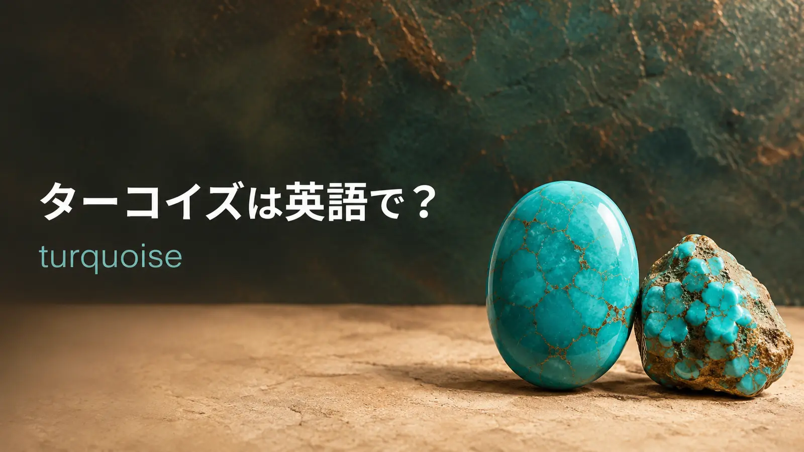 ターコイズは英語で？turquoiseの発音・語源・トルコ石との関係