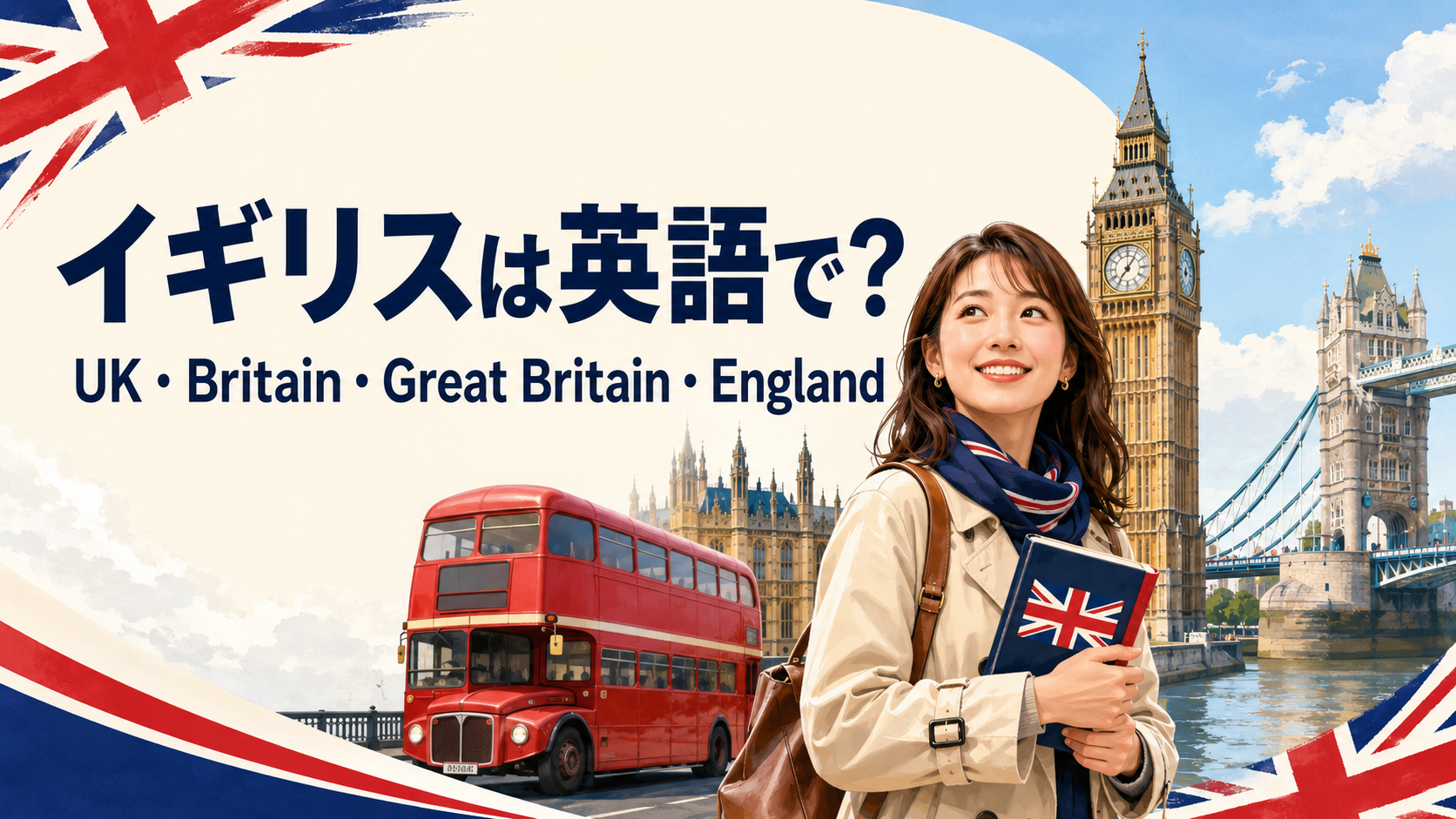 イギリスは英語で？UK・Britain・Great Britain・Englandの違い