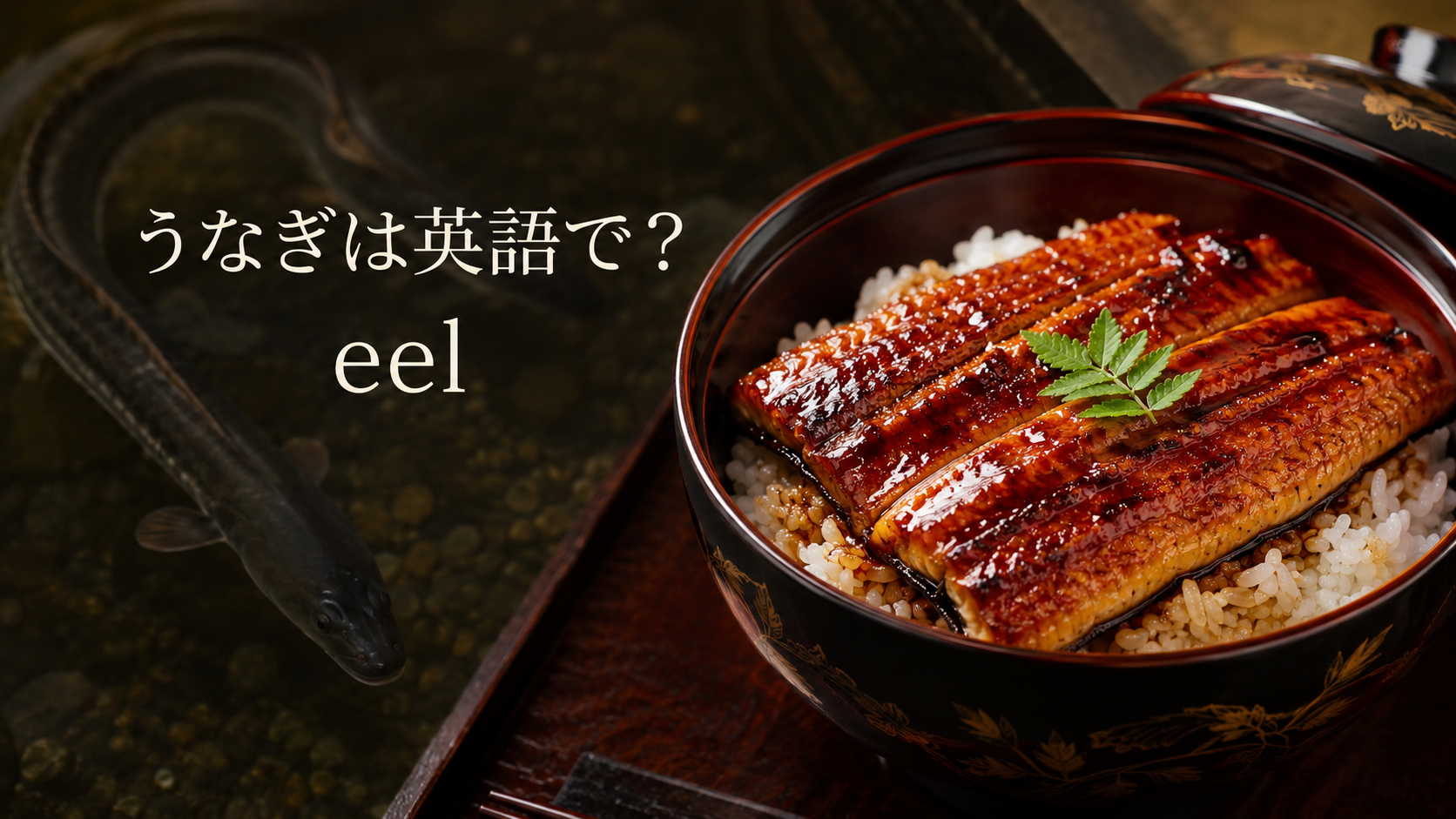 うなぎは英語で？eelの意味・発音と蒲焼き・うな重・穴子の表現