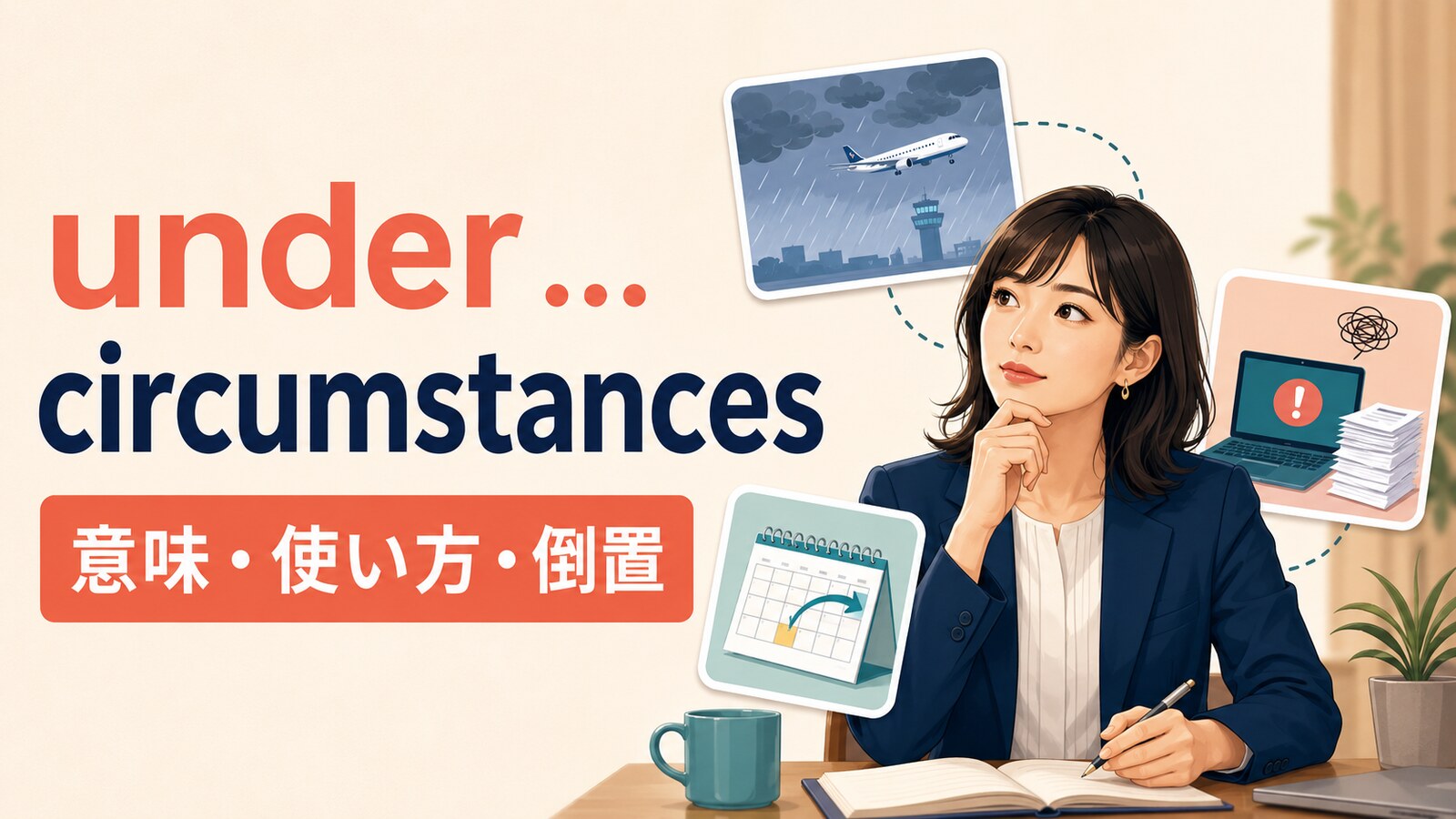 under … circumstancesの意味は？the・any・noの違いと倒置の使い方