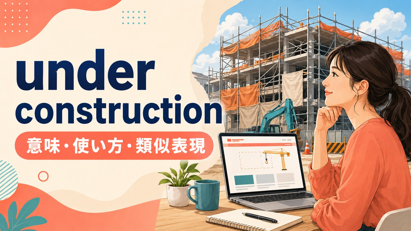 under constructionの意味は？工事中・制作中の使い方と類似表現の違い