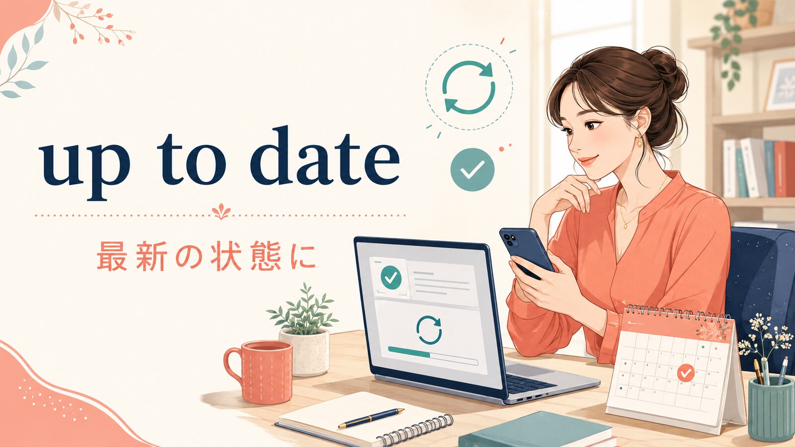up to dateの意味は？up-to-dateのハイフン・update・latestとの違い