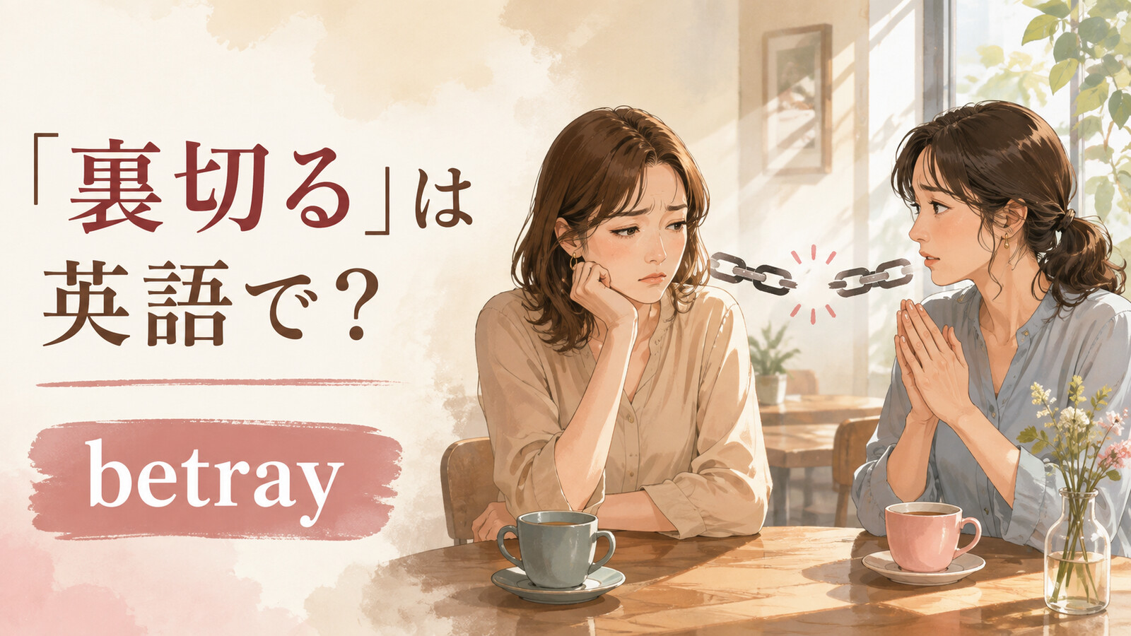 「裏切る」は英語で？betrayの意味と使い方を解説