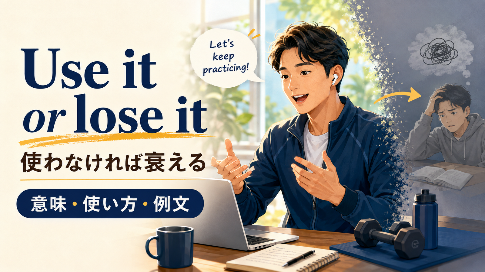 Use it or lose itの意味は？使い方・ニュアンス・例文と簡単な言い換え