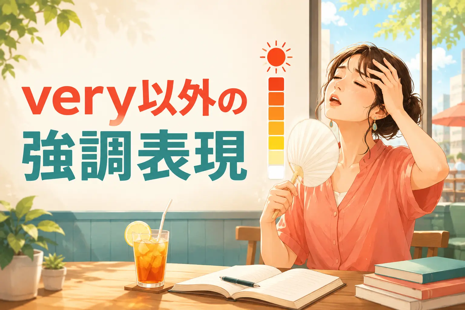 very以外の強調表現は？really・totally・definitely・prettyの違い