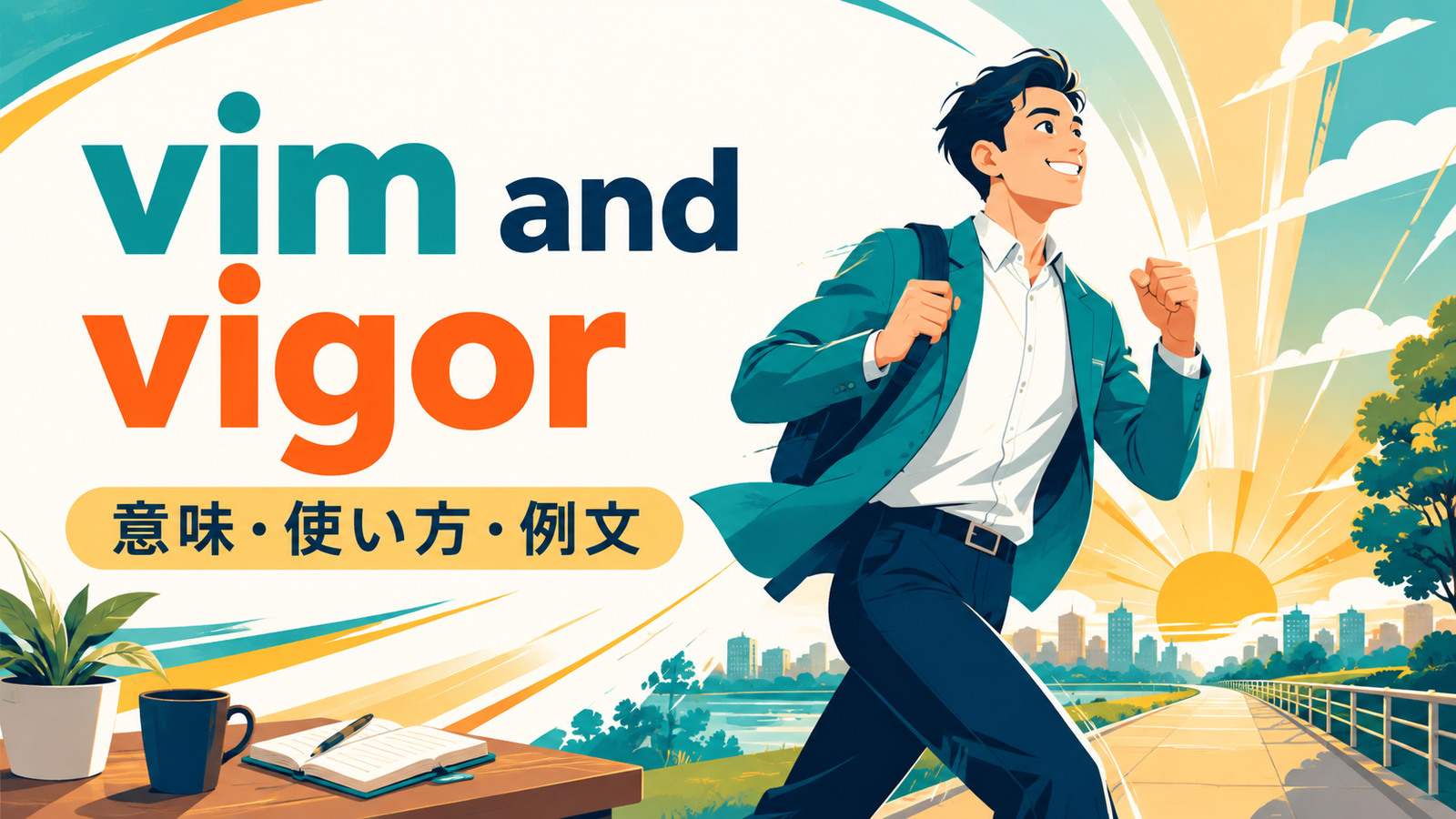 vim and vigorの意味は？「元気と活力」の使い方・例文と英米綴り