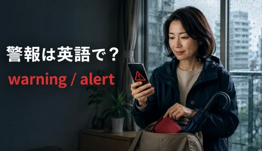 警報は英語で？warning・alert・advisoryの違いと大雨・津波・洪水警報の表現