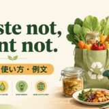 Waste not, want not.の意味・使い方・例文