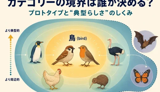 カテゴリーの境界は誰が決める？プロトタイプと「典型らしさ」のしくみ