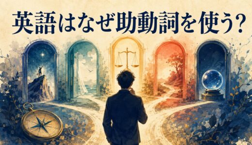 英語はなぜ助動詞を使う？事実・可能性・意志を分ける仕組み