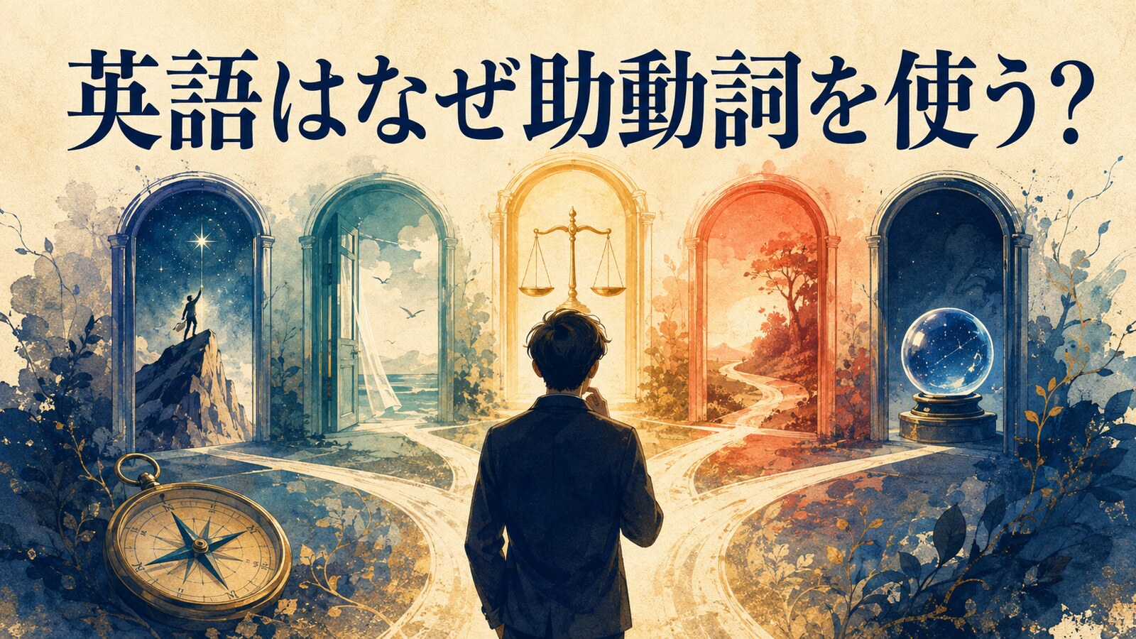 英語はなぜ助動詞を使う?可能性・義務・意志へ分かれる道