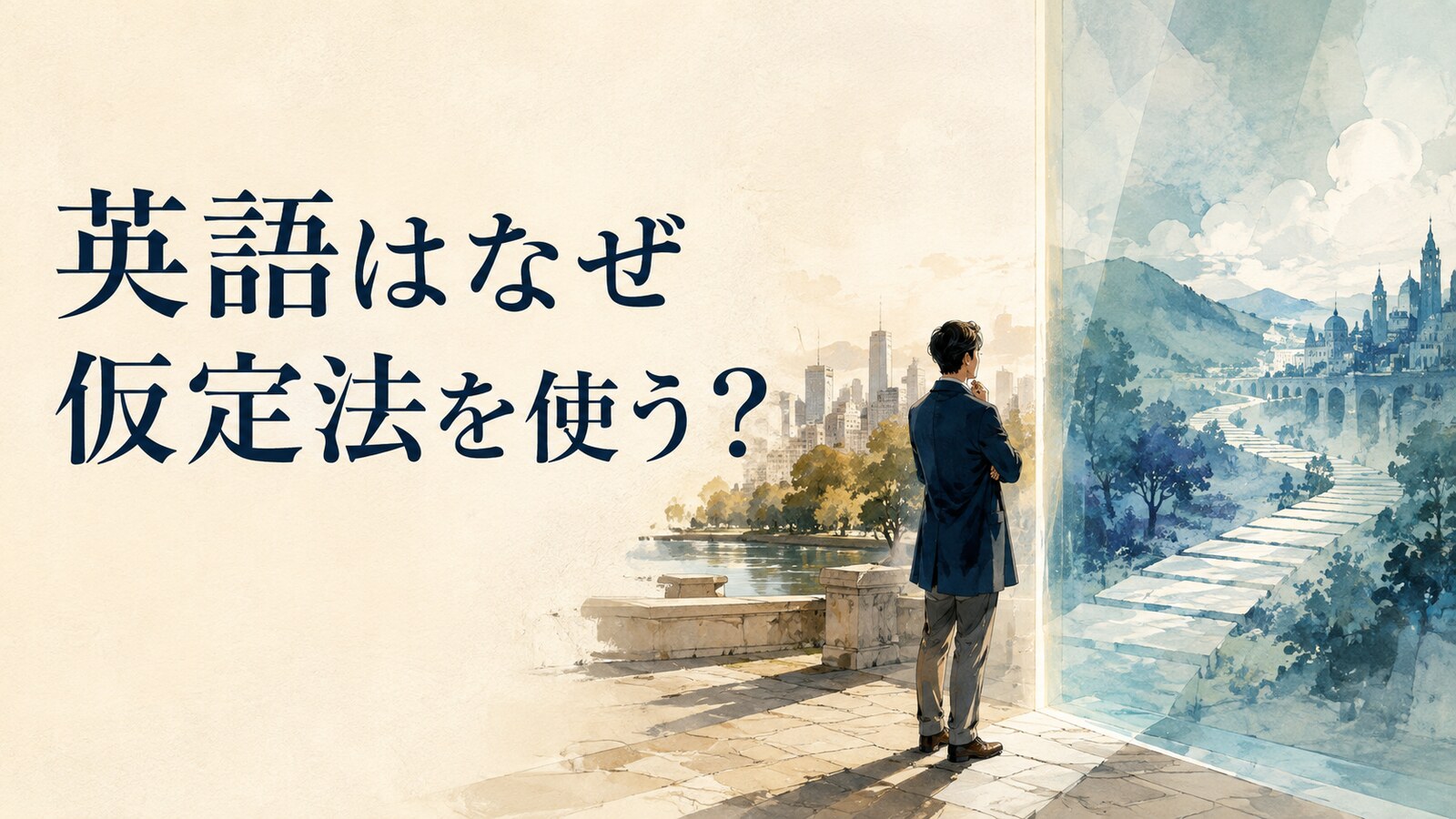 英語はなぜ仮定法を使う？ 現実と別の可能世界を見つめるイメージ