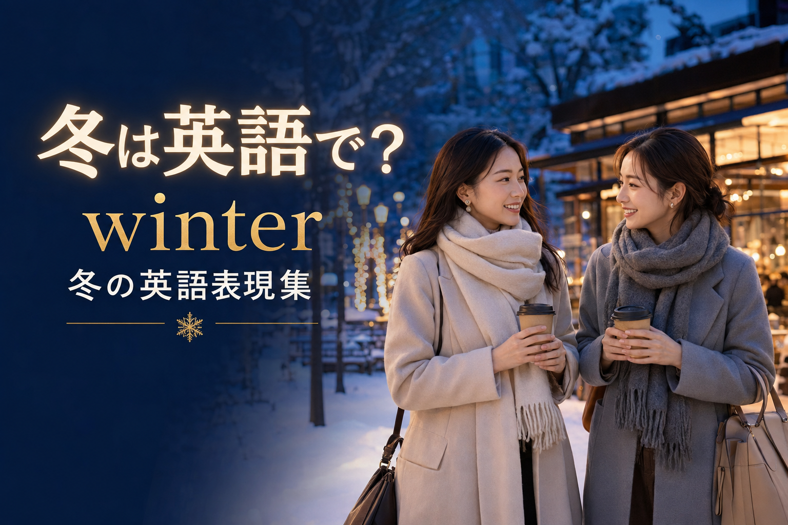 冬は英語で？winter・冬の英語表現集