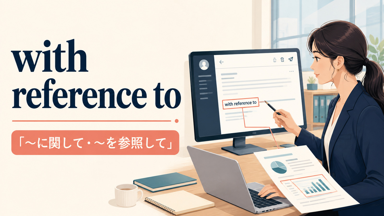 with reference toの意味は何々に関して・何々を参照して