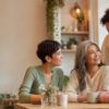 女性の体調とライフステージに関する英語を学ぶ女性たち
