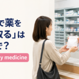 「薬局で薬を受け取る」は英語でpick up my medicineと解説するアイキャッチ