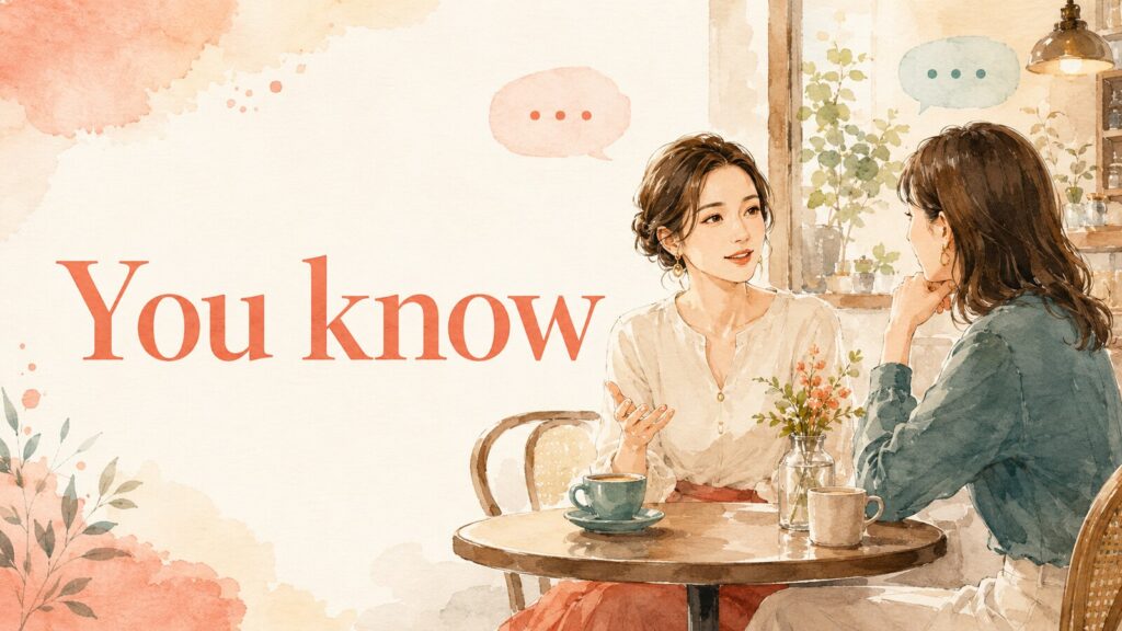 You knowの意味は？文頭・文中・文末の使い方とYou know whatとの違い