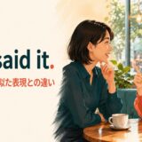 You said it.の意味・使い方・似た表現との違いを解説するアイキャッチ画像