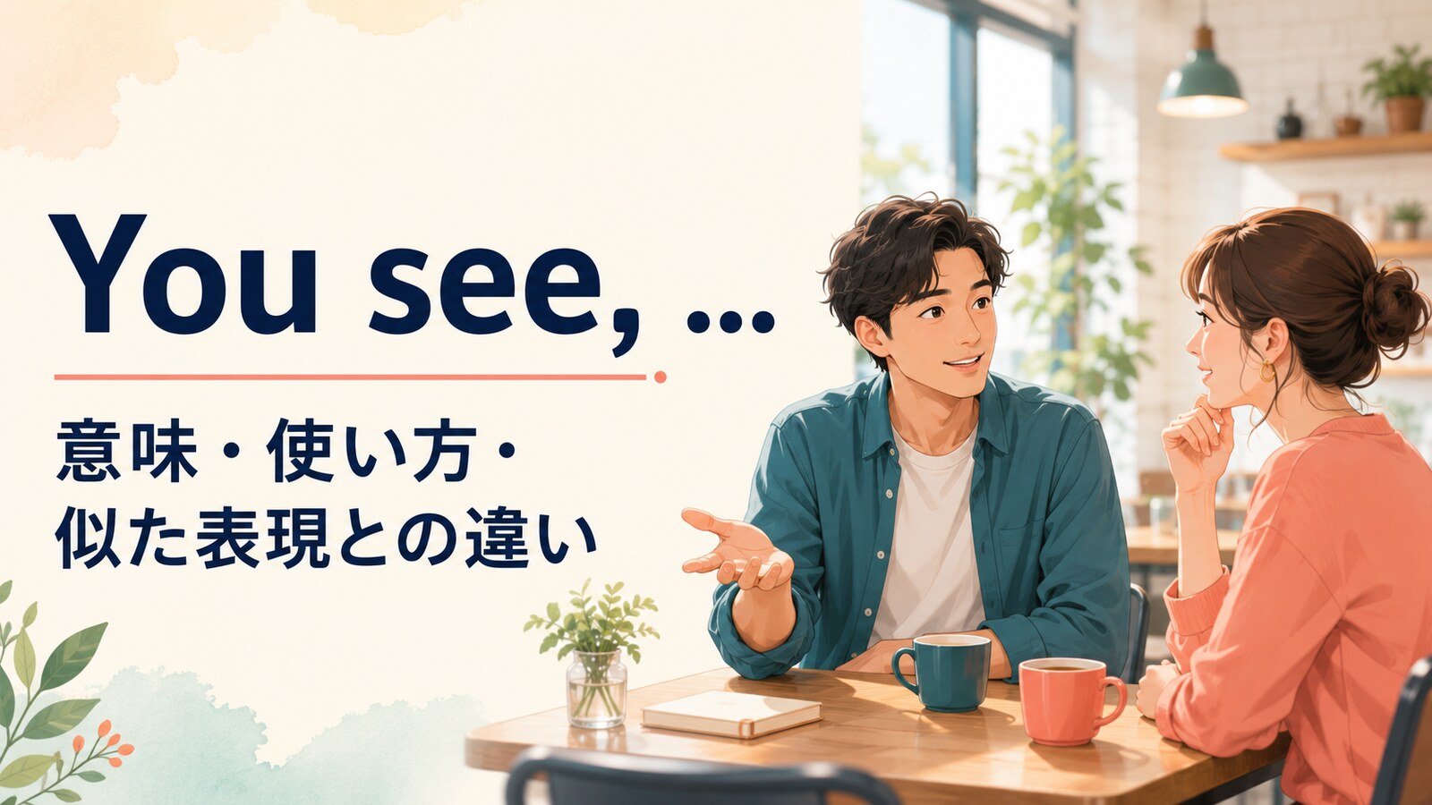 You see, ...の意味・使い方・似た表現との違い
