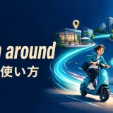 zoom aroundの意味と使い方を表す英語学習イラスト