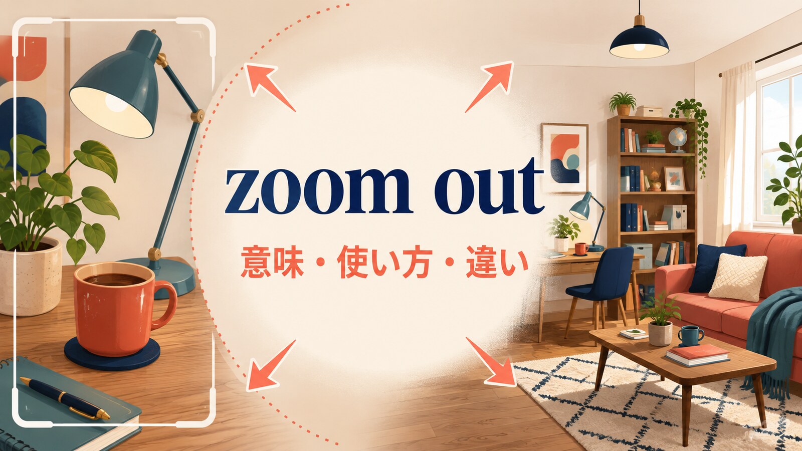 zoom outの意味は？「縮小する・全体像を見る」の使い方とzoom inとの違い