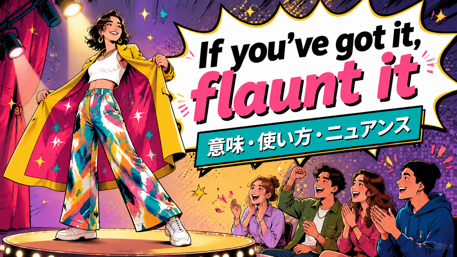 If you've got it, flaunt itの意味|自信とshow offの違い・例文のアイキャッチ画像