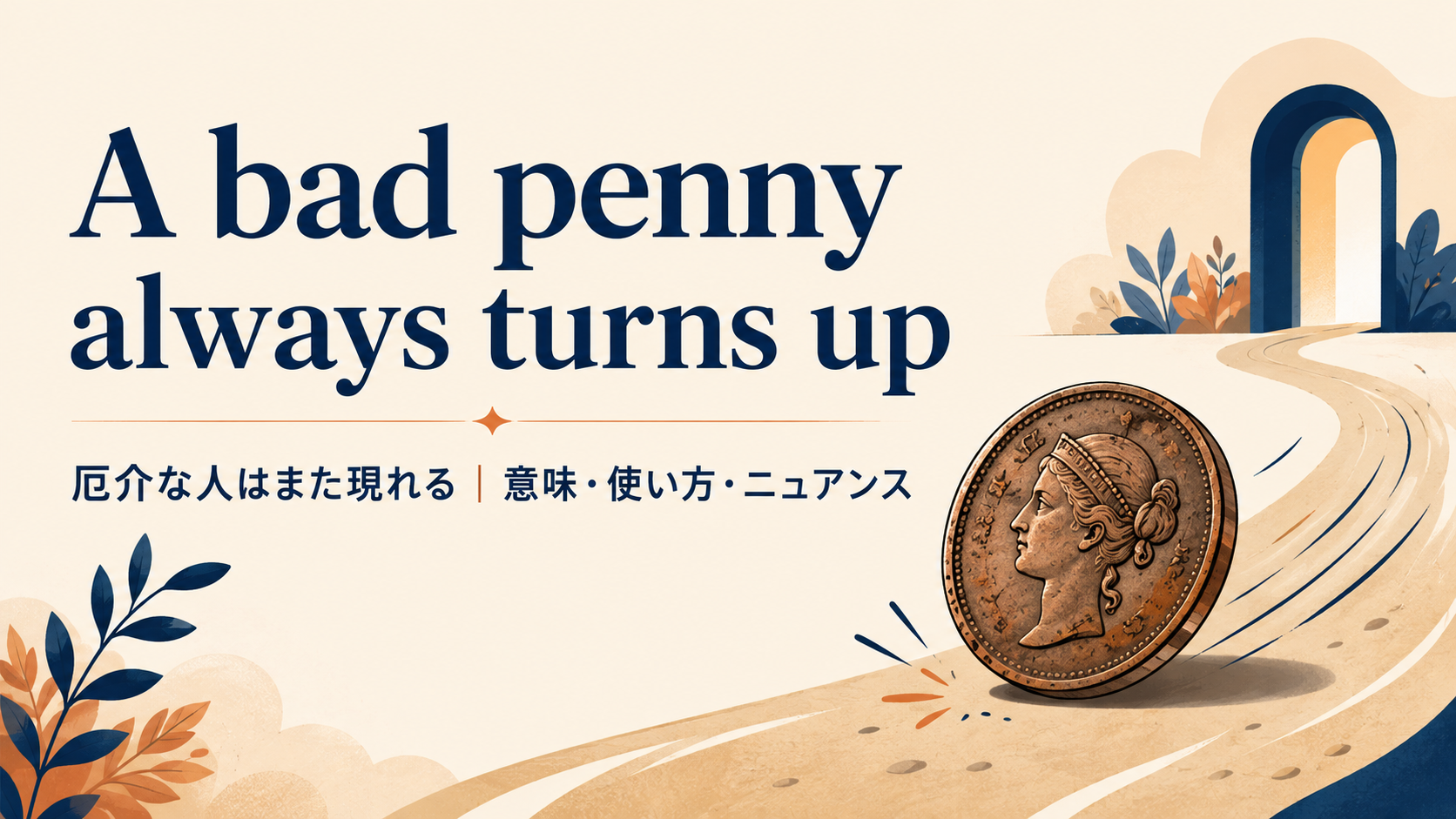A bad penny always turns upの意味と使い方｜ニュアンス・例文・言い換え