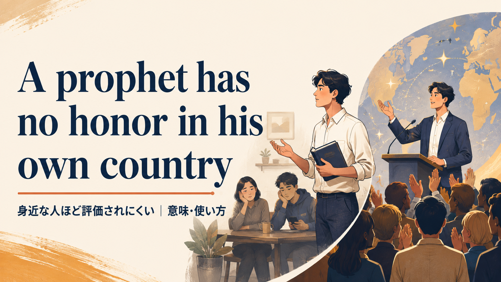 A prophet has no honor in his own countryの意味と使い方｜ニュアンス・例文・言い換え