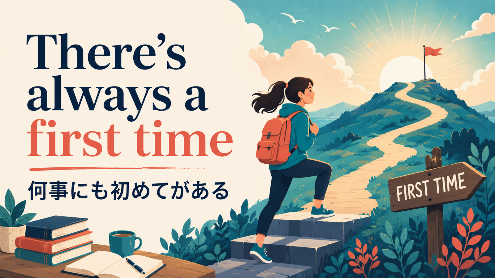 There’s always a first timeの意味と使い方