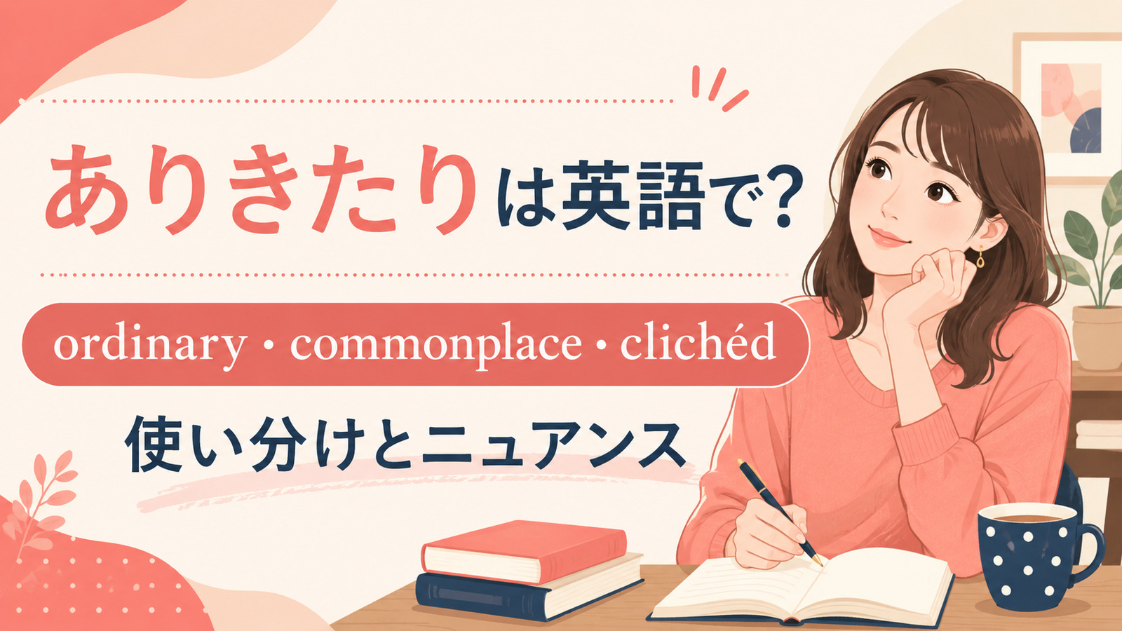 「ありきたり」は英語で？ordinary・commonplace・clichédの違い