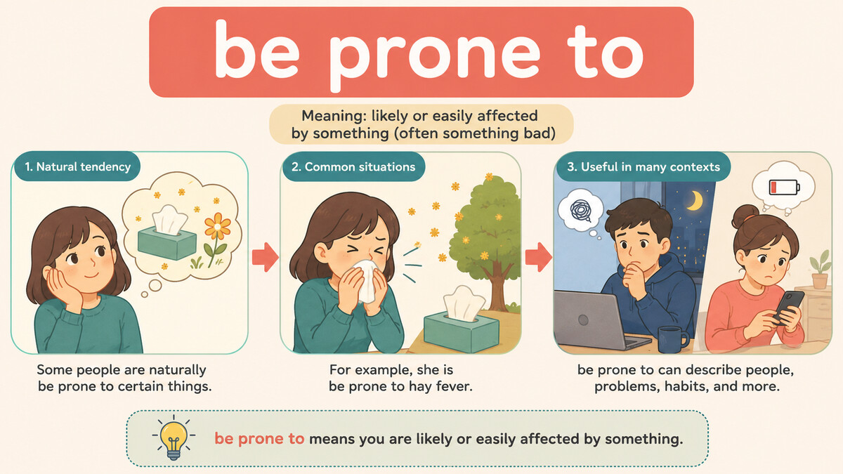 be prone toの中心イメージと使い方