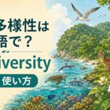 生物多様性は英語でbiodiversity。意味・使い方