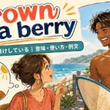brown as a berryの意味・使い方・例文を紹介するアイキャッチ画像