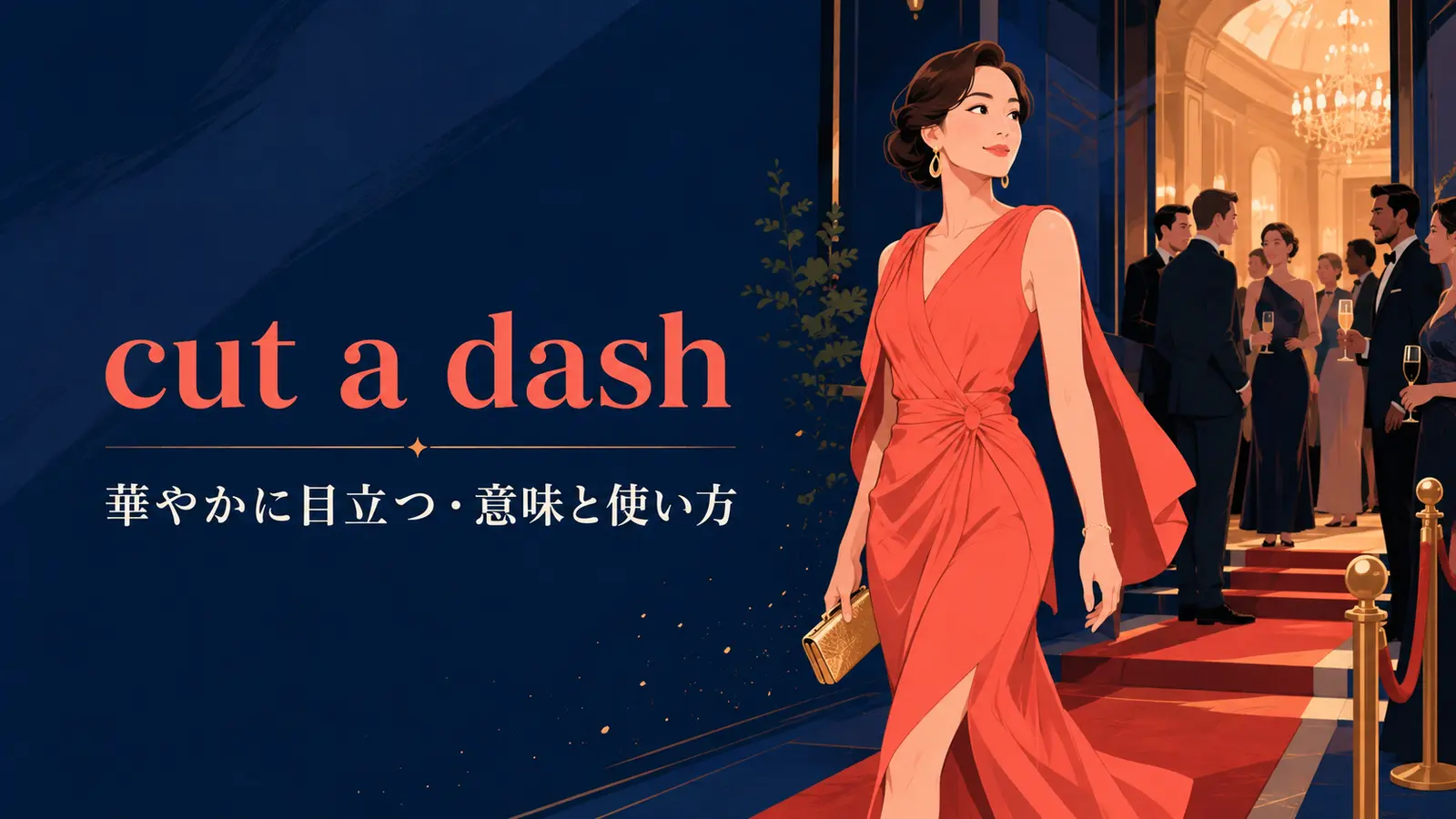 cut a dashの意味と使い方を解説するアイキャッチ画像