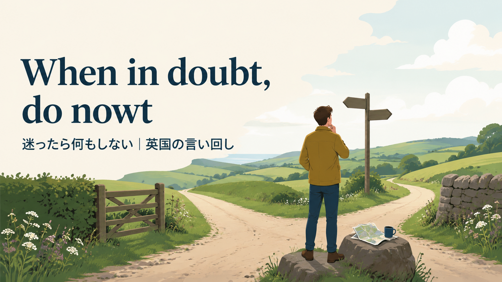 When in doubt, do nowtの意味と使い方