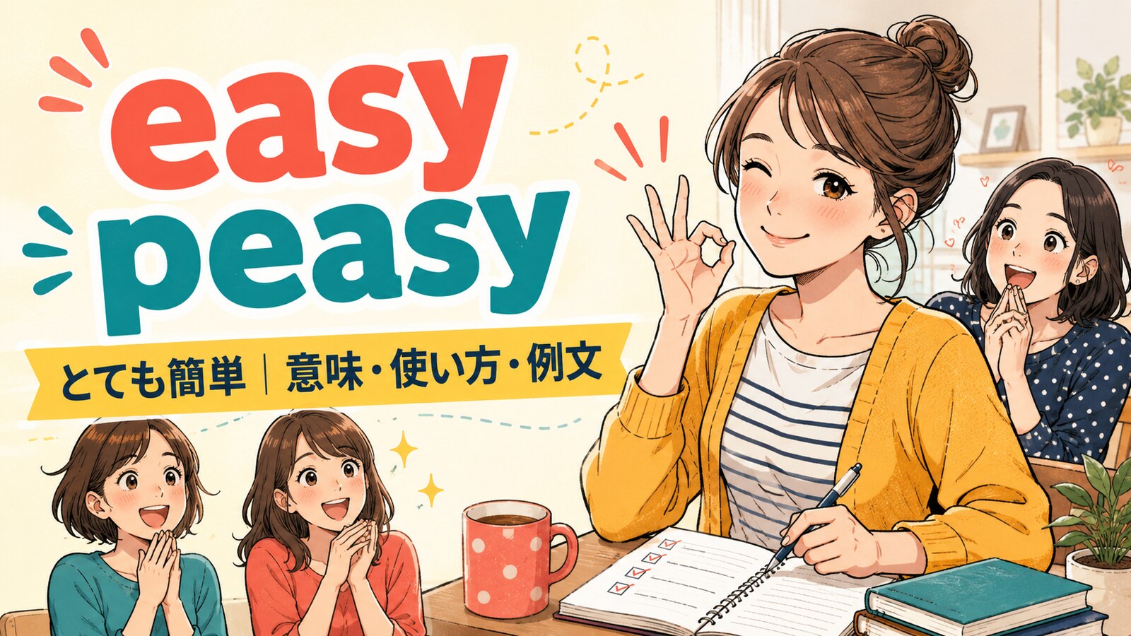 easy peasyの意味・使い方・例文を紹介するアイキャッチ画像