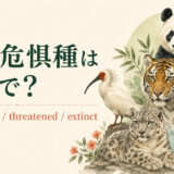 絶滅危惧種は英語で?endangered species