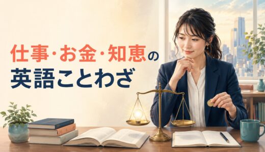 仕事・お金・知恵を表す英語のことわざ一覧｜時間・節約・判断の表現