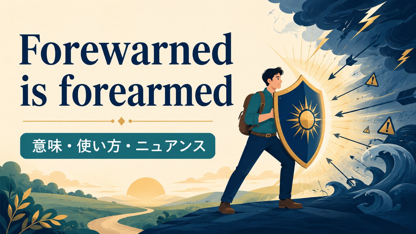 Forewarned is forearmedの意味・使い方｜ニュアンスと例文、似た表現との違い