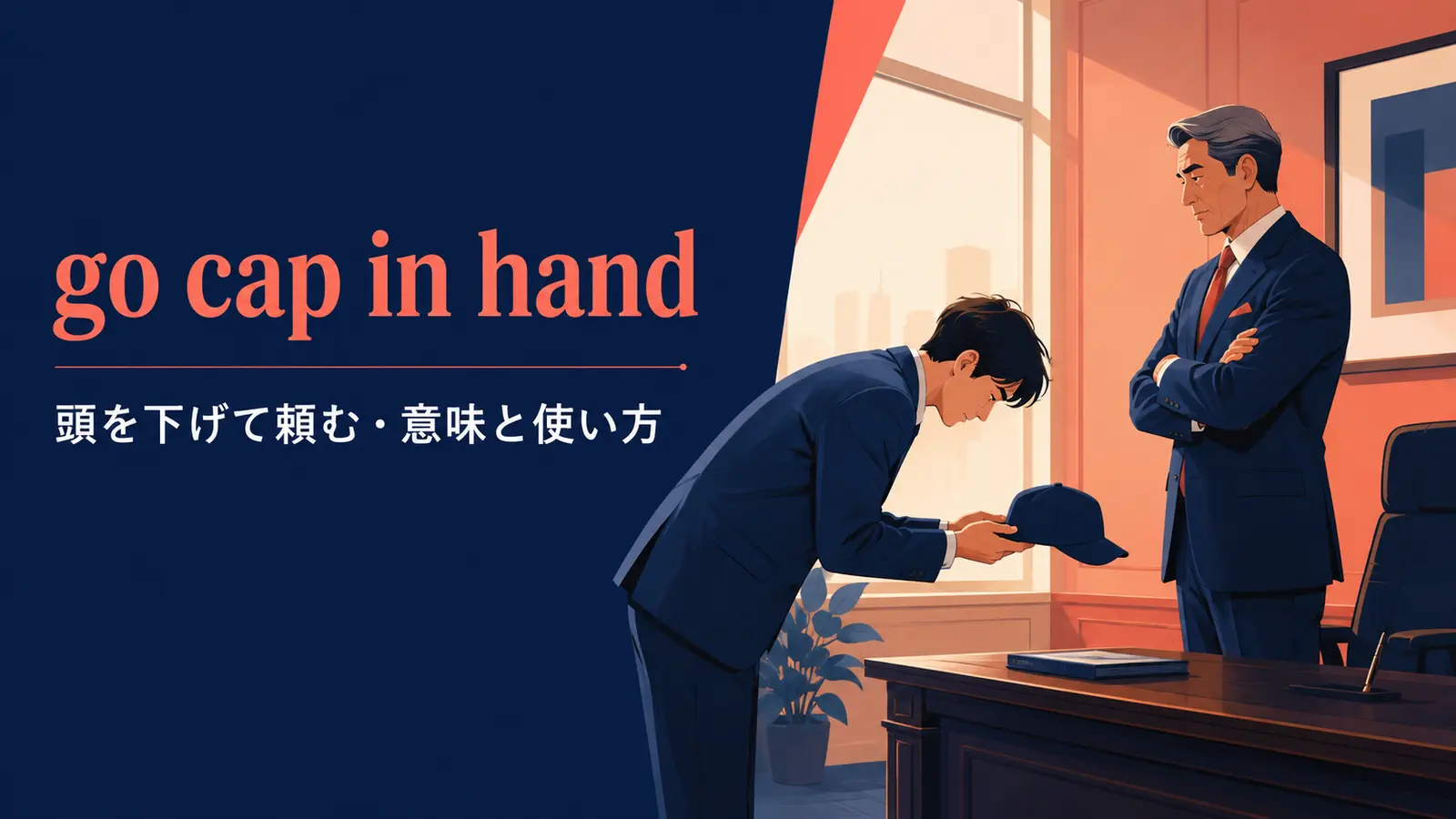 go cap in handの意味・使い方｜ニュアンスと例文、似た表現との違い