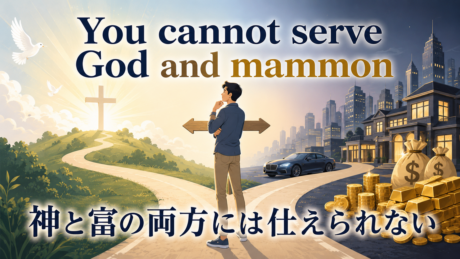 You cannot serve God and mammonの意味と使い方