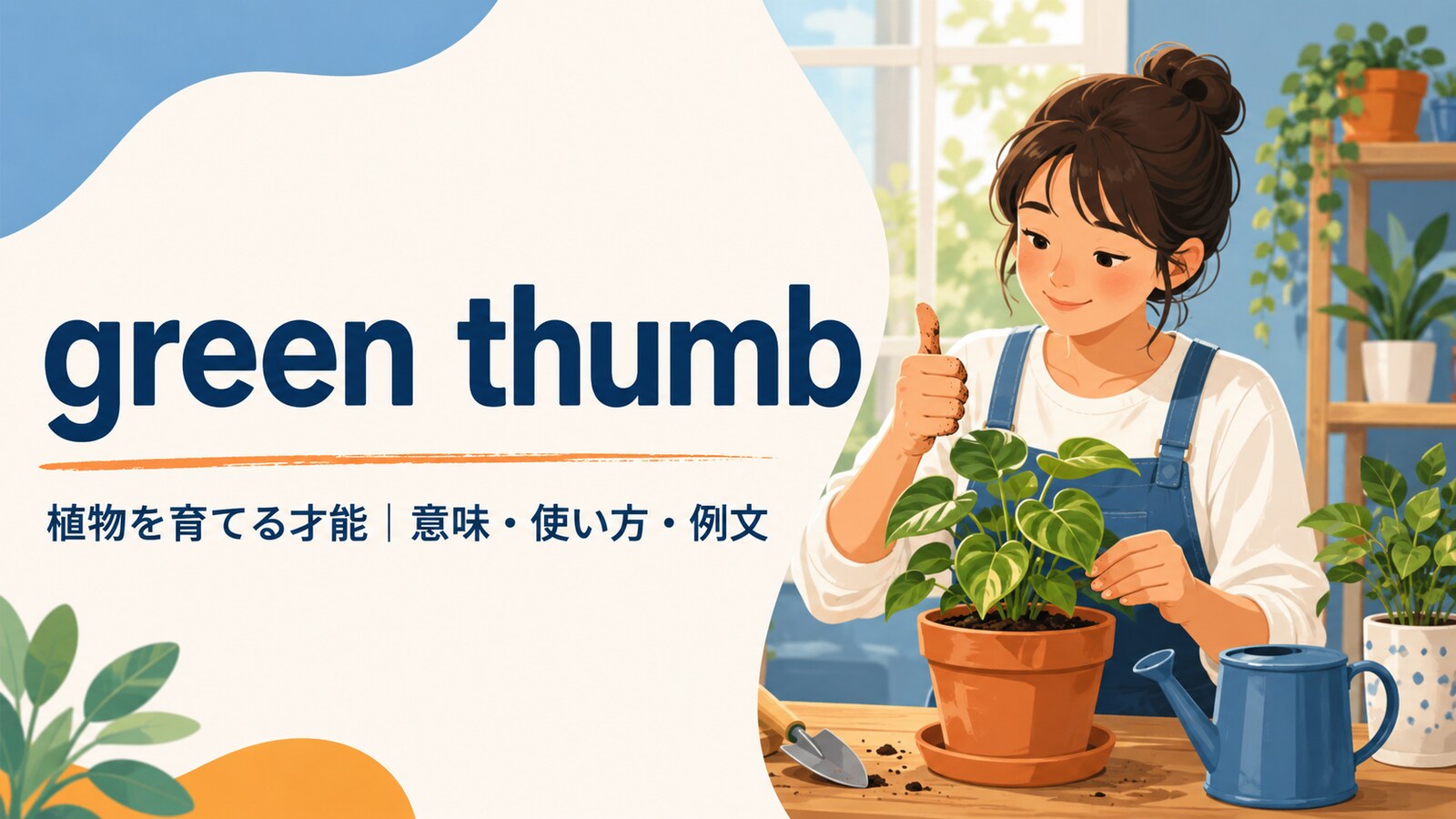 green thumbの意味と使い方を解説するアイキャッチ画像