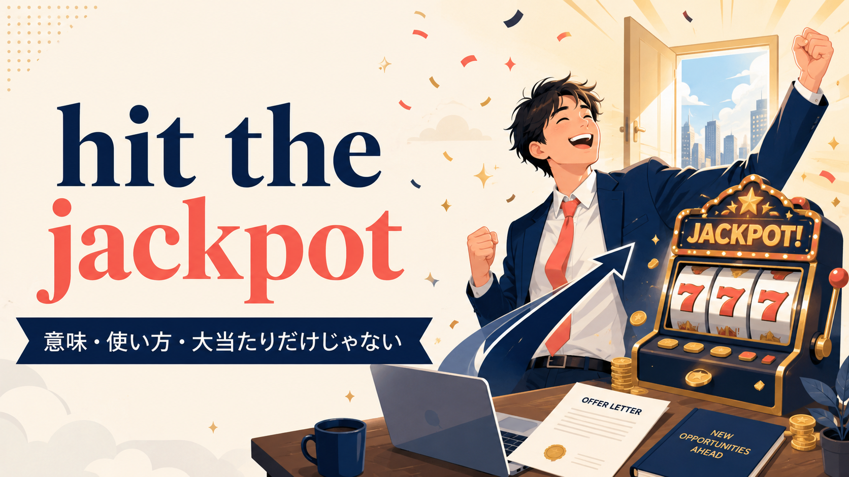 hit the jackpotの意味と使い方