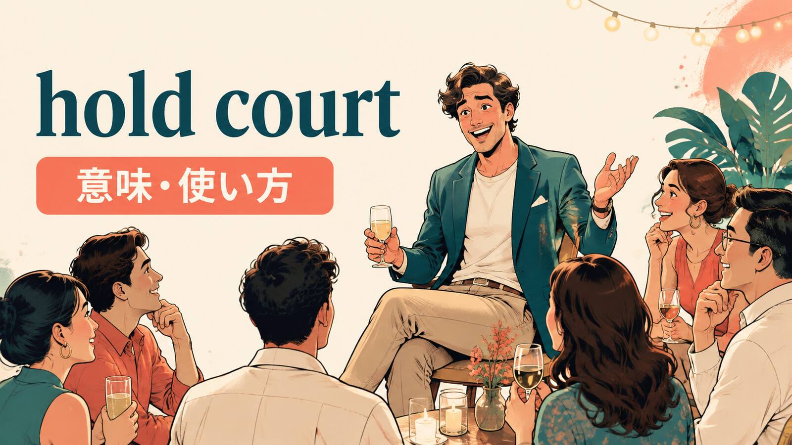 hold courtの意味・使い方を解説するアイキャッチ画像