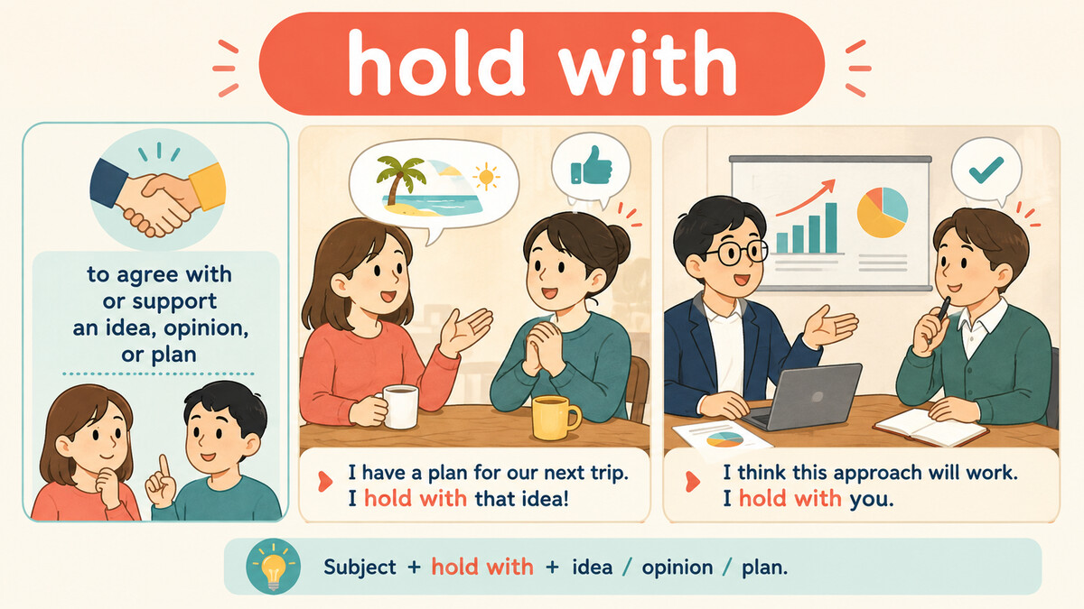 hold withの中心イメージと使い方